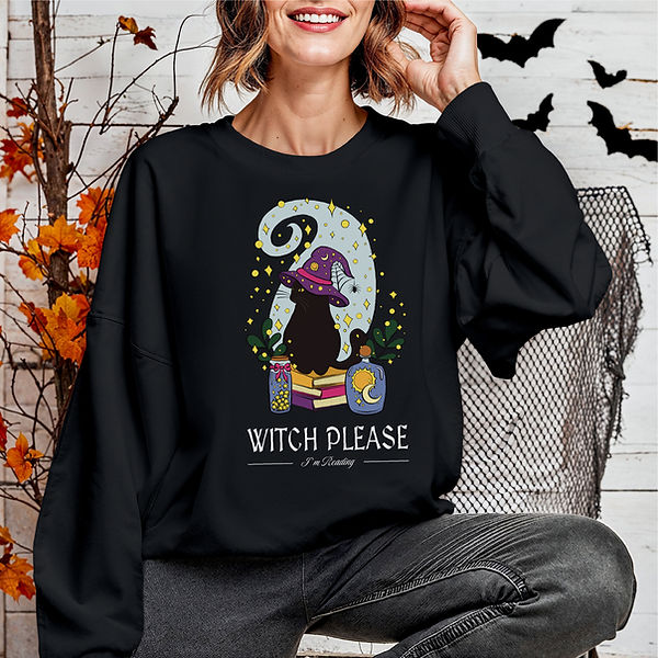 Black - Witch Please, I'm Reading - Sweatshirt.jpg