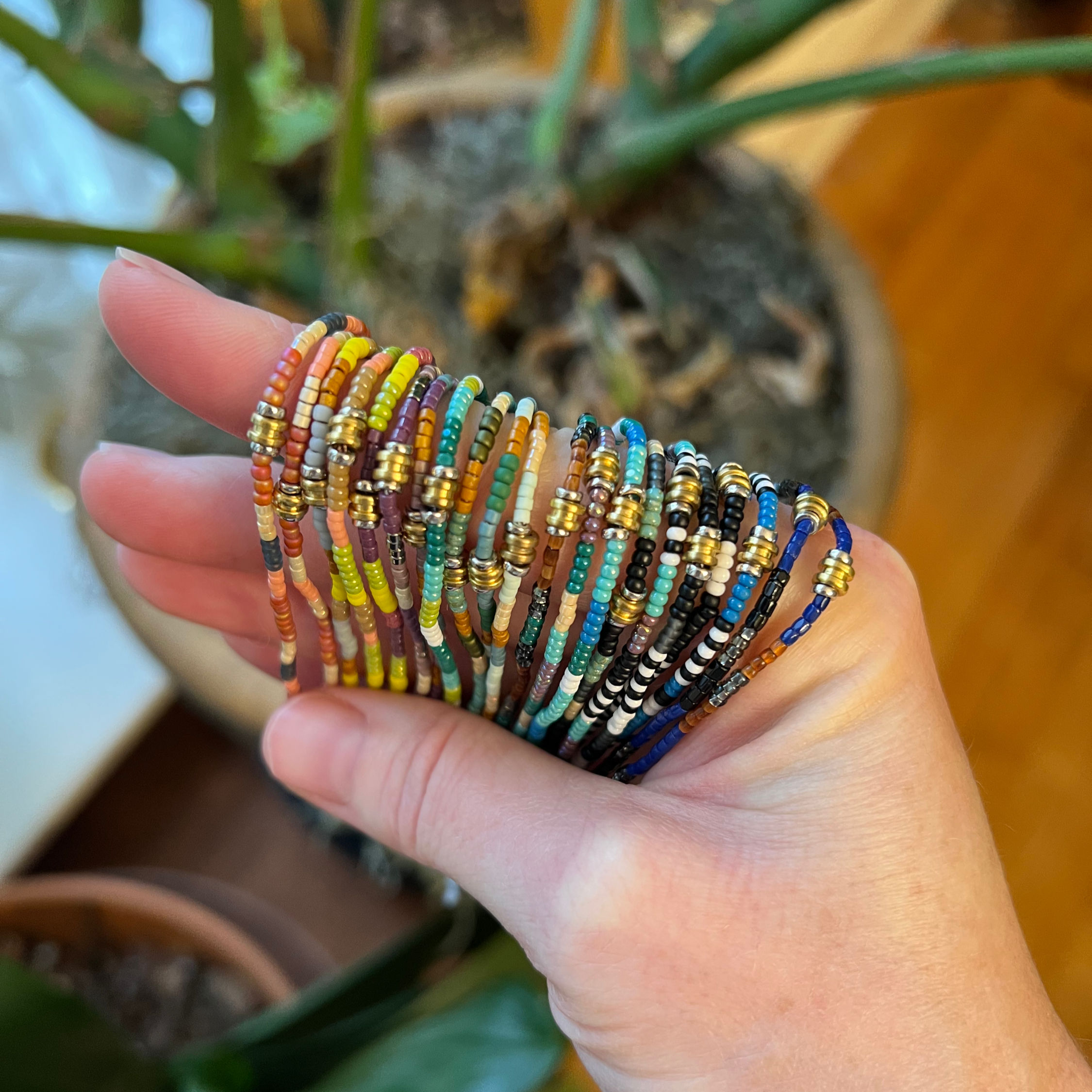 Handmade Bracelet with Guitar String Bead