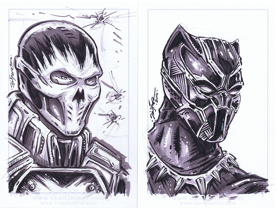 Crossbones and Black panther