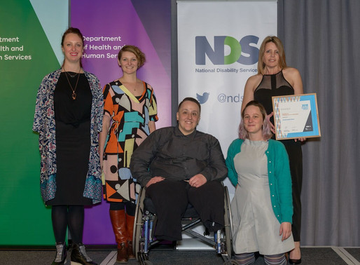 National Award Finalist for Disability Leadership in Australia