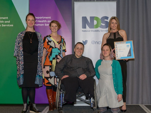 National Award Finalist for Disability Leadership in Australia