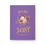 Thumbnail: "Let's Get Lost" Hardcover Journal with Floral Design, Lined Journal Purple