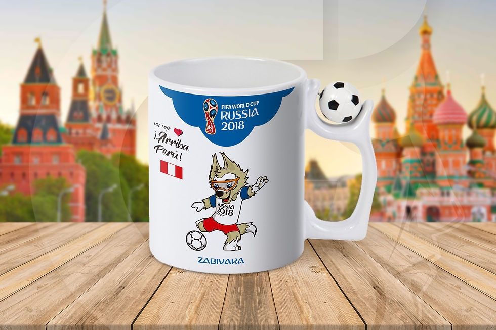 Taza pelotita - Mundial de Rusia