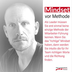 Mindset vor Methode