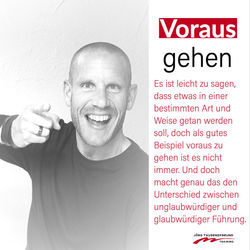 Voraus-gehen
