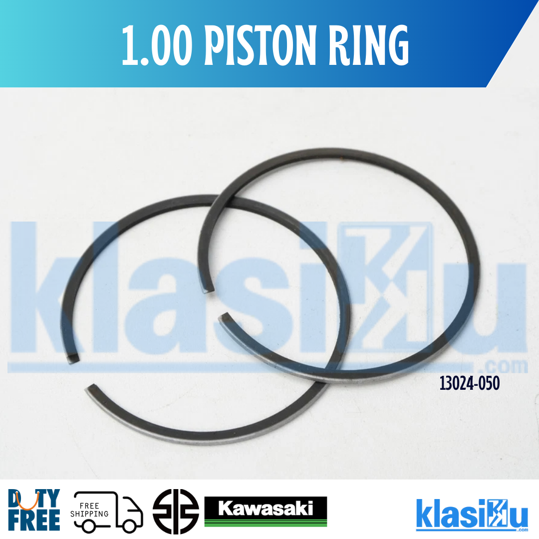 Kawasaki G5 G7 KH100 KD100 KE100 KV100 KM100 Piston Rings 1.00 Nos Genuine