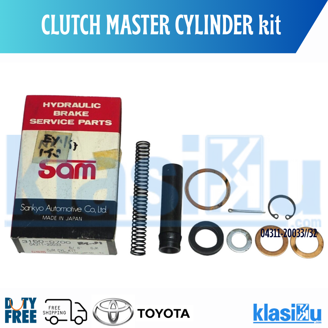 TOYOTA HILUX 4RUNNER RN CORONA RT40 Clutch Master Cylinder Kit 5/8 15.88mm NOS