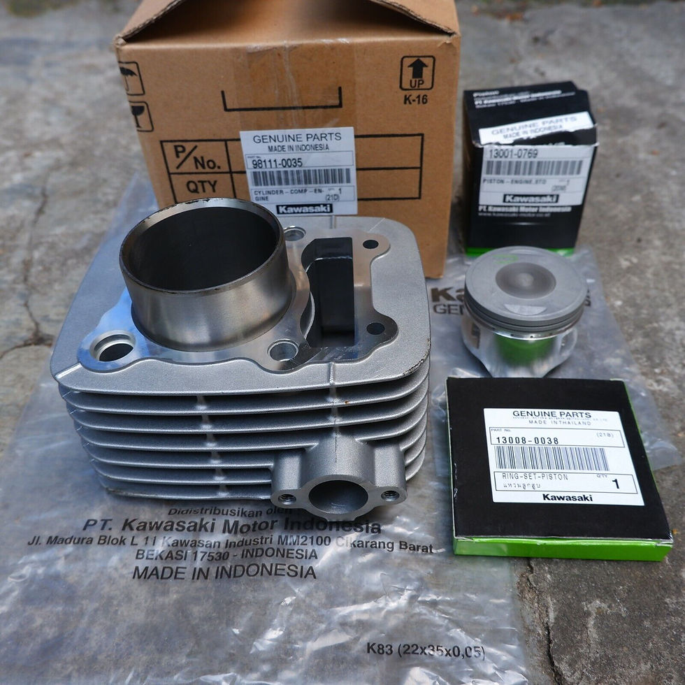 KAWASAKI KLX150 KLX 150 CYLINDER KIT STD 58mm BLOCK PISTON RINGS KIT GENUINE