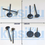 Thumbnail: GENUINE KAWASAKI KLX 140 KLX150 INTAKE EXHAUST VALVE SET 12004-0049 12005-0725