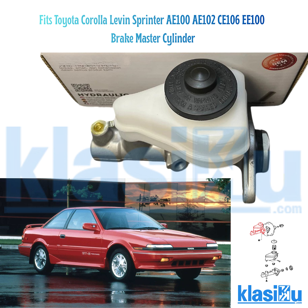 Thumbnail: Toyota Corolla AE92 1987 1988 1989 Brake Master Cylinder Japan