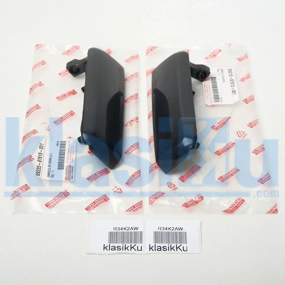 Thumbnail: Daihatsu Rocky Feroza Fourtrak Front Door Handle Pair Black