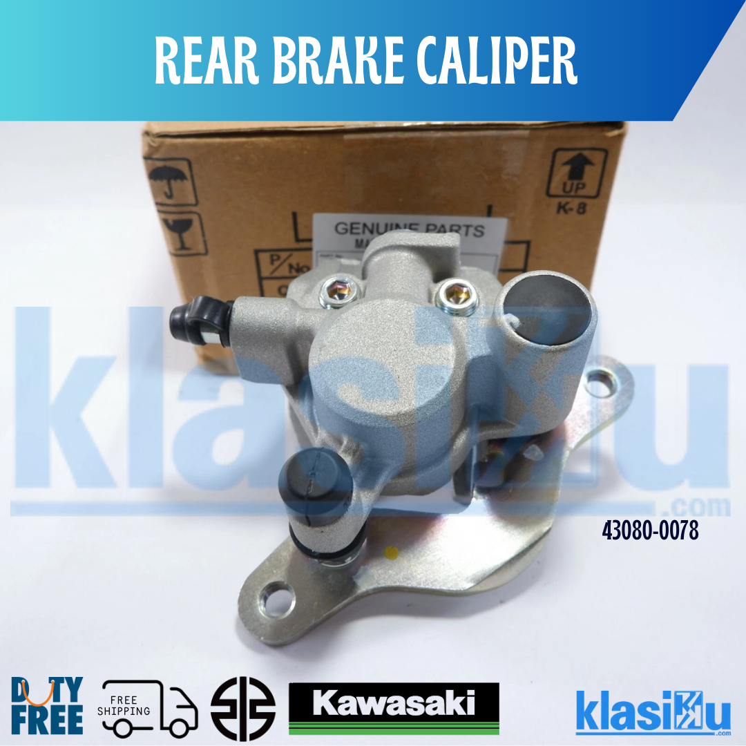 KAWASAKI KLX140G KLX150 REAR BRAKE CALIPER ASSY 43080-0078 GENUINE