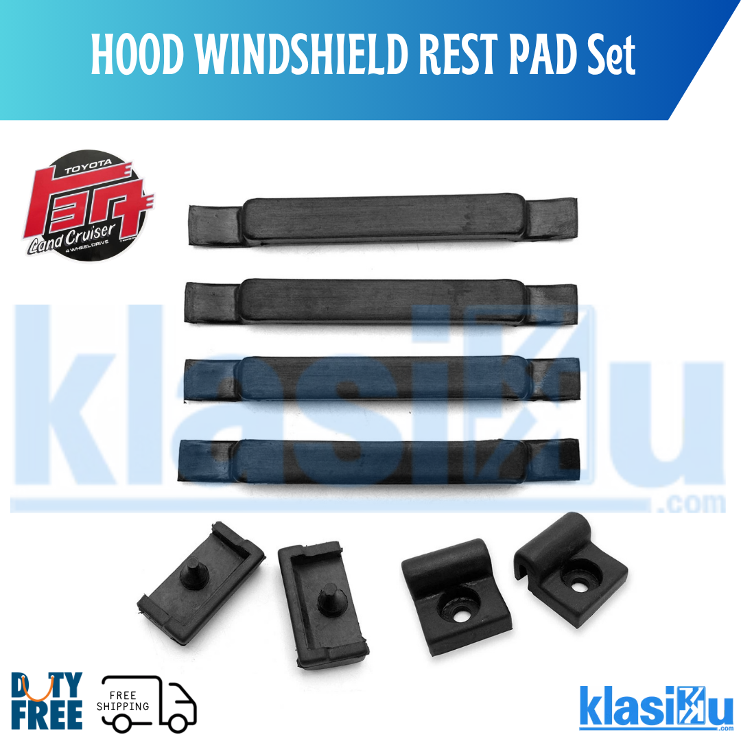 Toyota Land Cruiser FJ40 FJ45 Windshield Cushion Rubber Set
