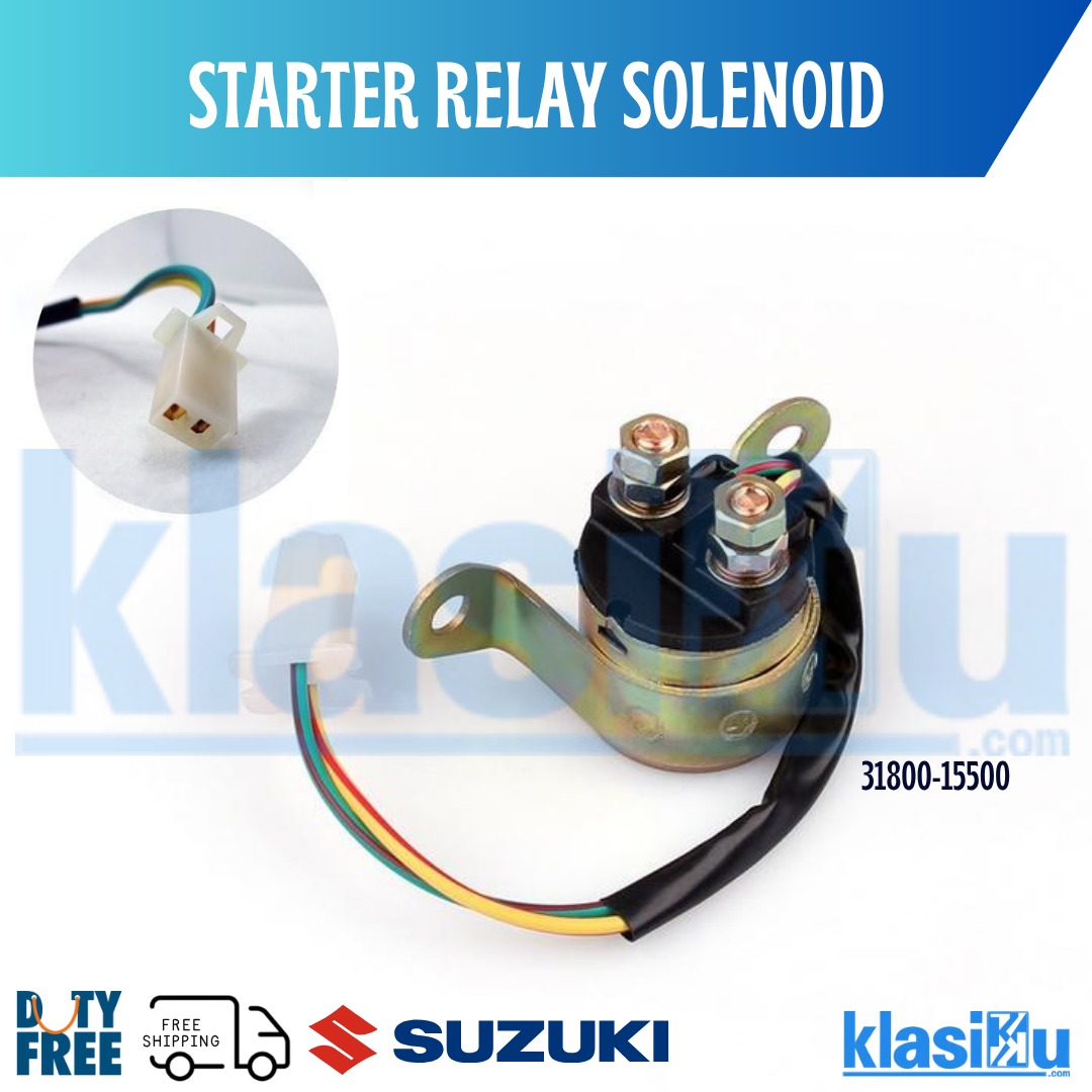 SUZUKI RC100 STARTER SOLENOID RELAY 31800-15500