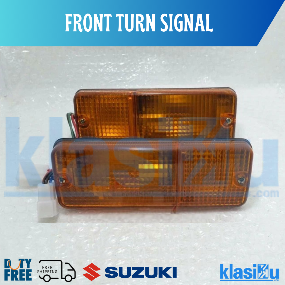 SUZUKI JIMNY KATANA SAMURAI SJ410 SJ413 FRONT TURN SIGNAL LENS ASSY SET Pair