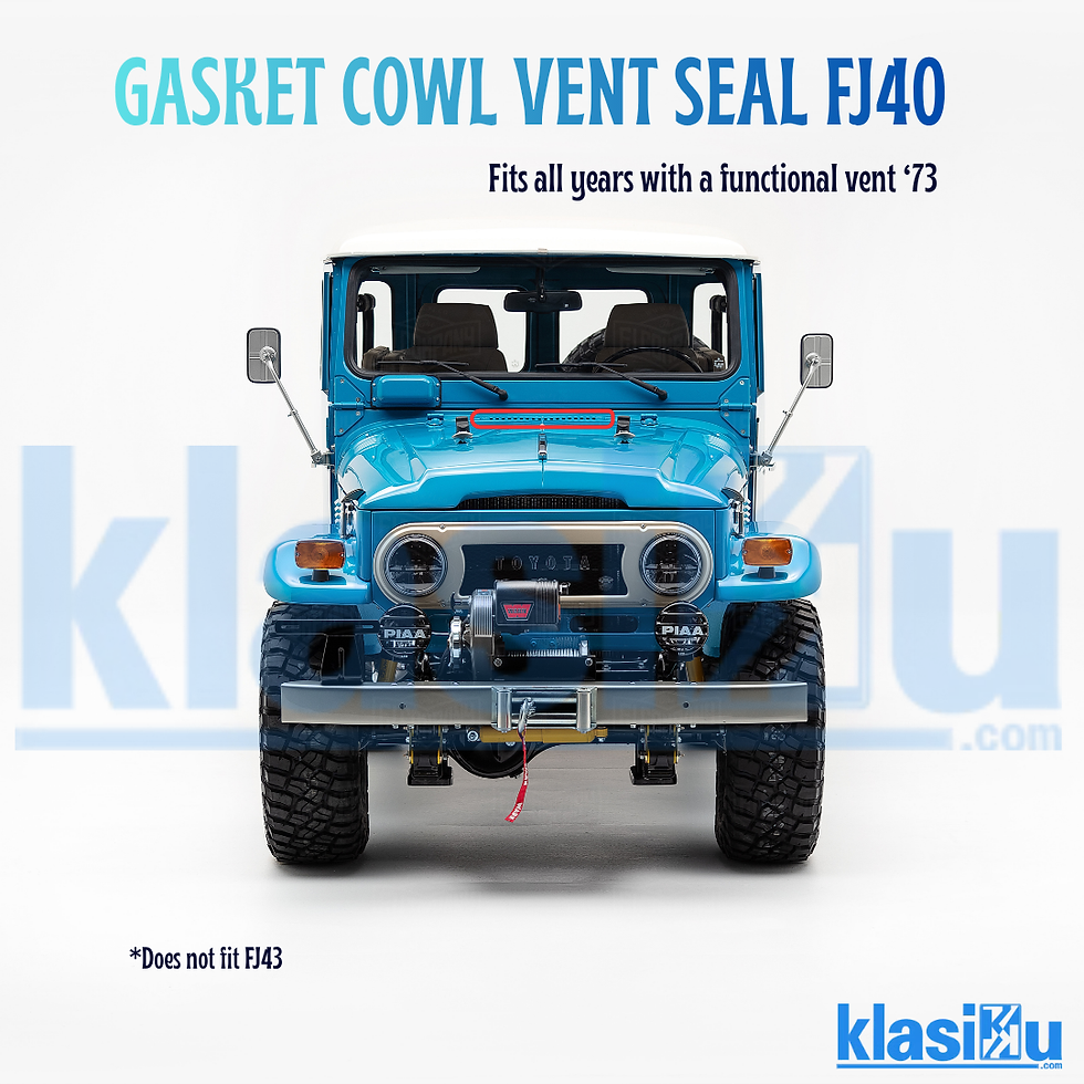 Thumbnail: Toyota Land Cruiser Cowl Vent Rubber Seal Gasket
