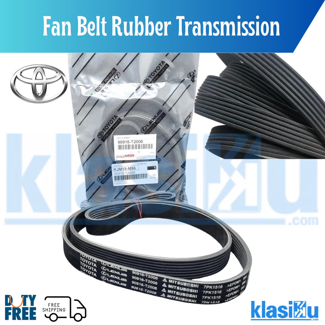 Toyota Alternator Fan V‑Belt for Fortuner SW4 Hilux 4Runner