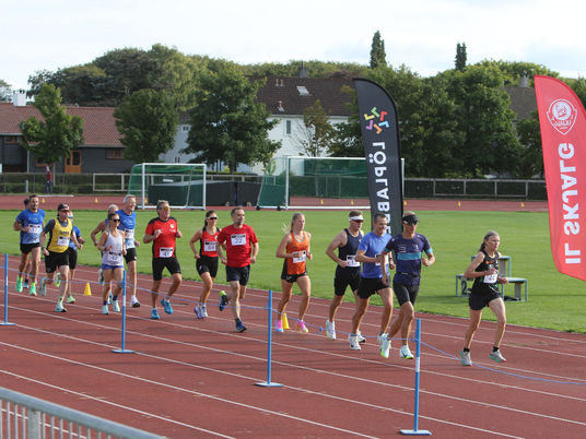 Mye flott 5000m løping på stadion