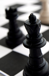 Chess Pieces Close-Up