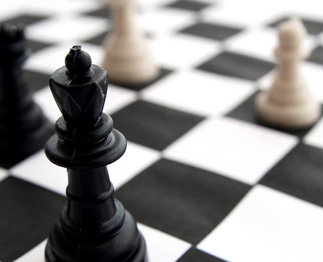 Chess Pieces Close-Up