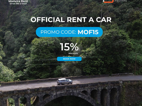Parceria Renovada: Madeira Rent é novamente a Rent-a-Car oficial do MOF!