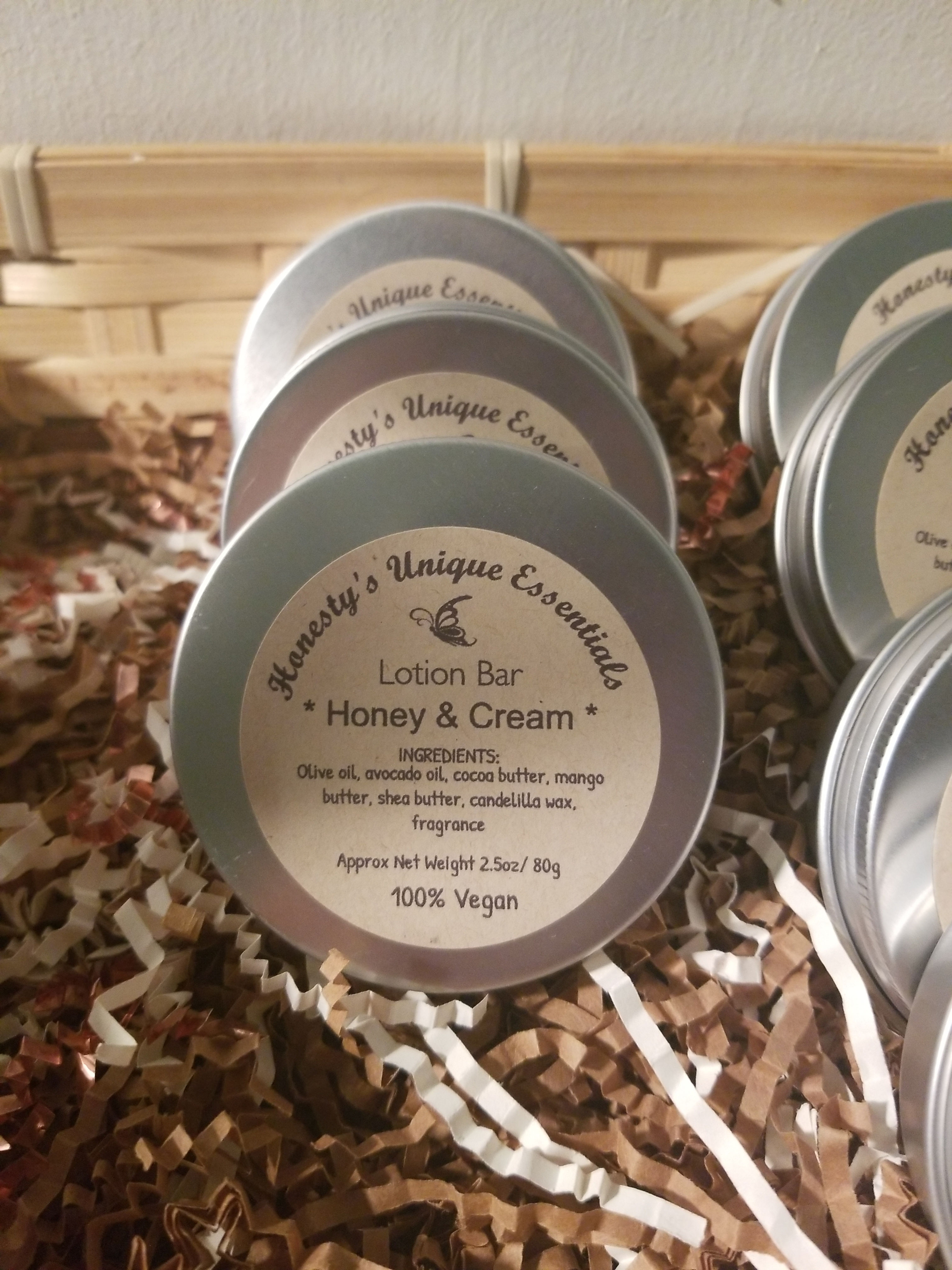 Honey & Cream lotion bar