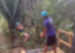 Zip-lining through the rainforest canopy was so much fun!