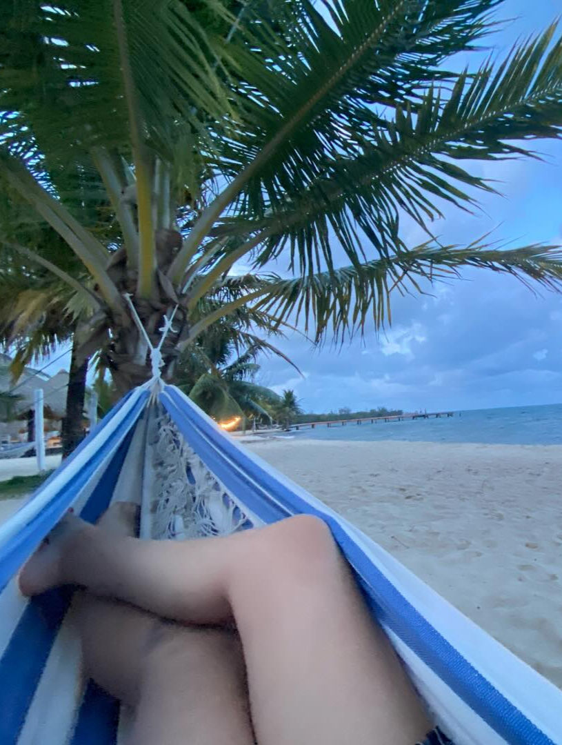 Living the hammock life! not a care in the world!