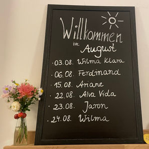 Willkommen im August