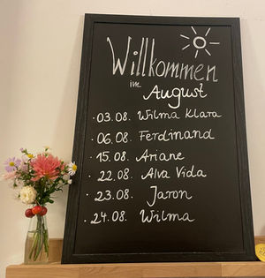 Willkommen im August