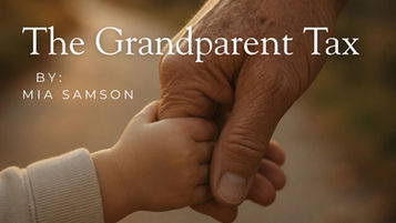 Old hand holding a baby hand