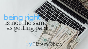 cash on laptop