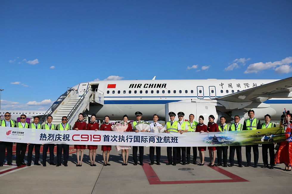 China’s Comac C919 Completes First Scheduled International Commercial Flight