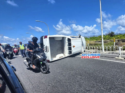 Two Injured After MACL Vehicle Overturns on Highway