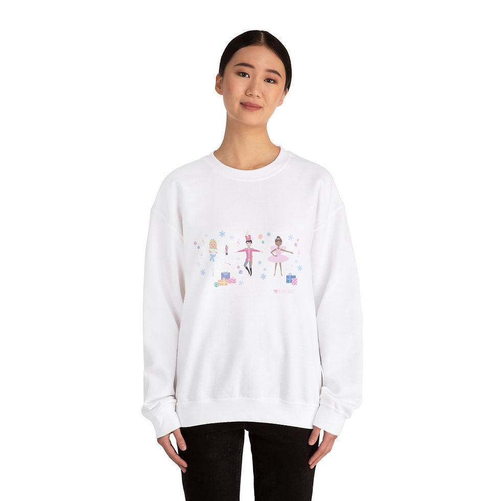 Thumbnail: Adult Nutcracker Sweet Build A Ballet™ Unisex Crewneck Sweatshirt