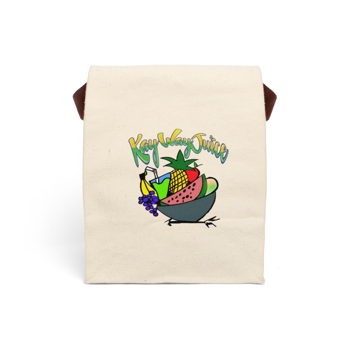 Canvas Lunch Bag With Strap