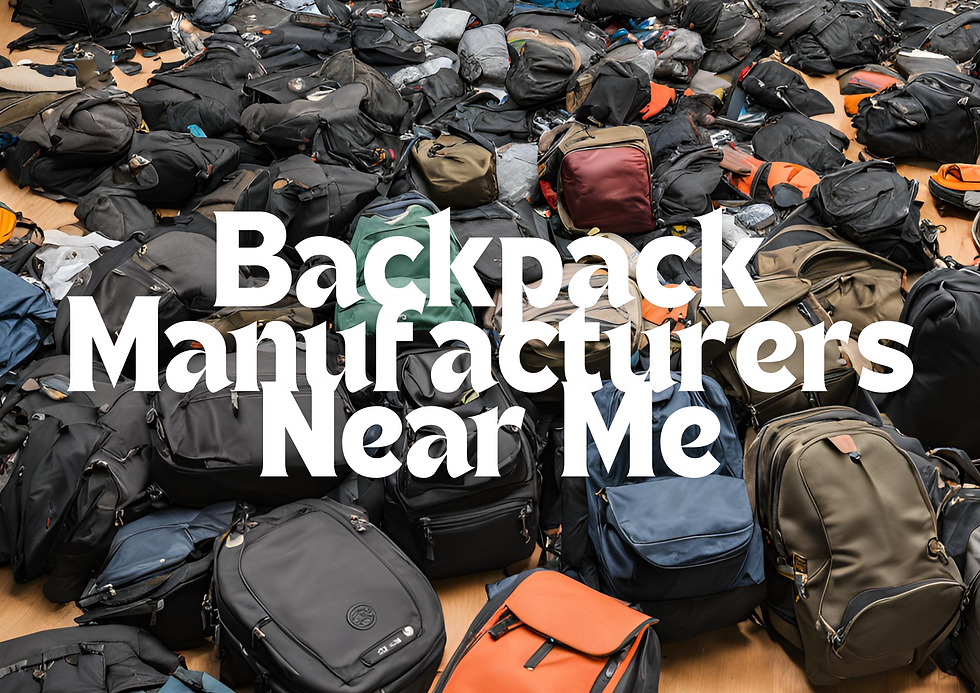 backpack manufacturers near me