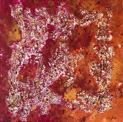 Looking for a new life orange (30 x 30)
