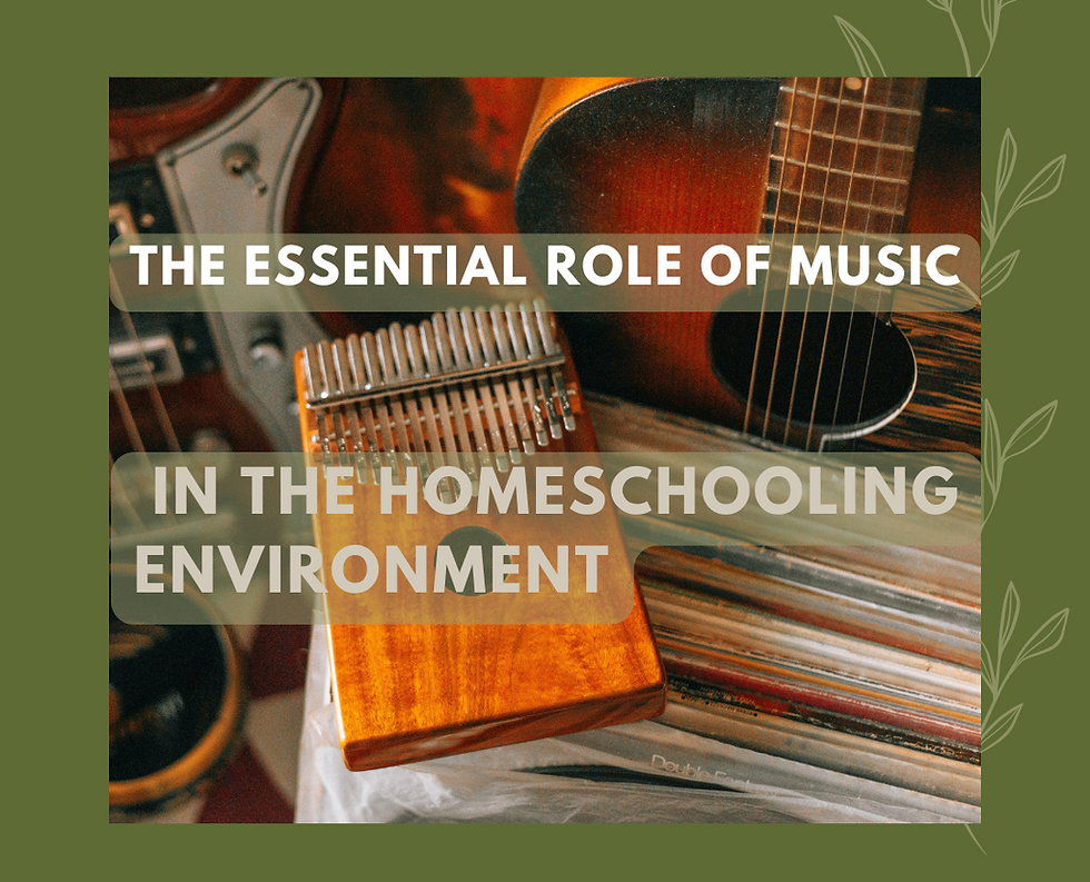The role of music in the homeschooling environment guitar music books