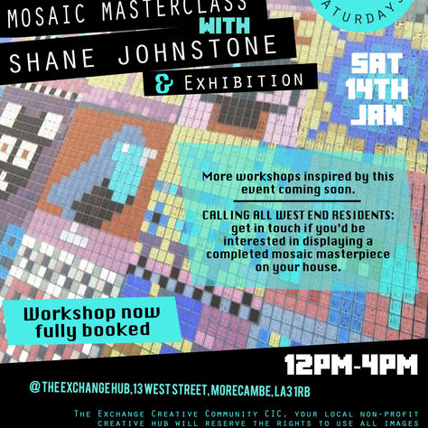 SS Jan17: Mosaic Masterclass with Shane Johnstone