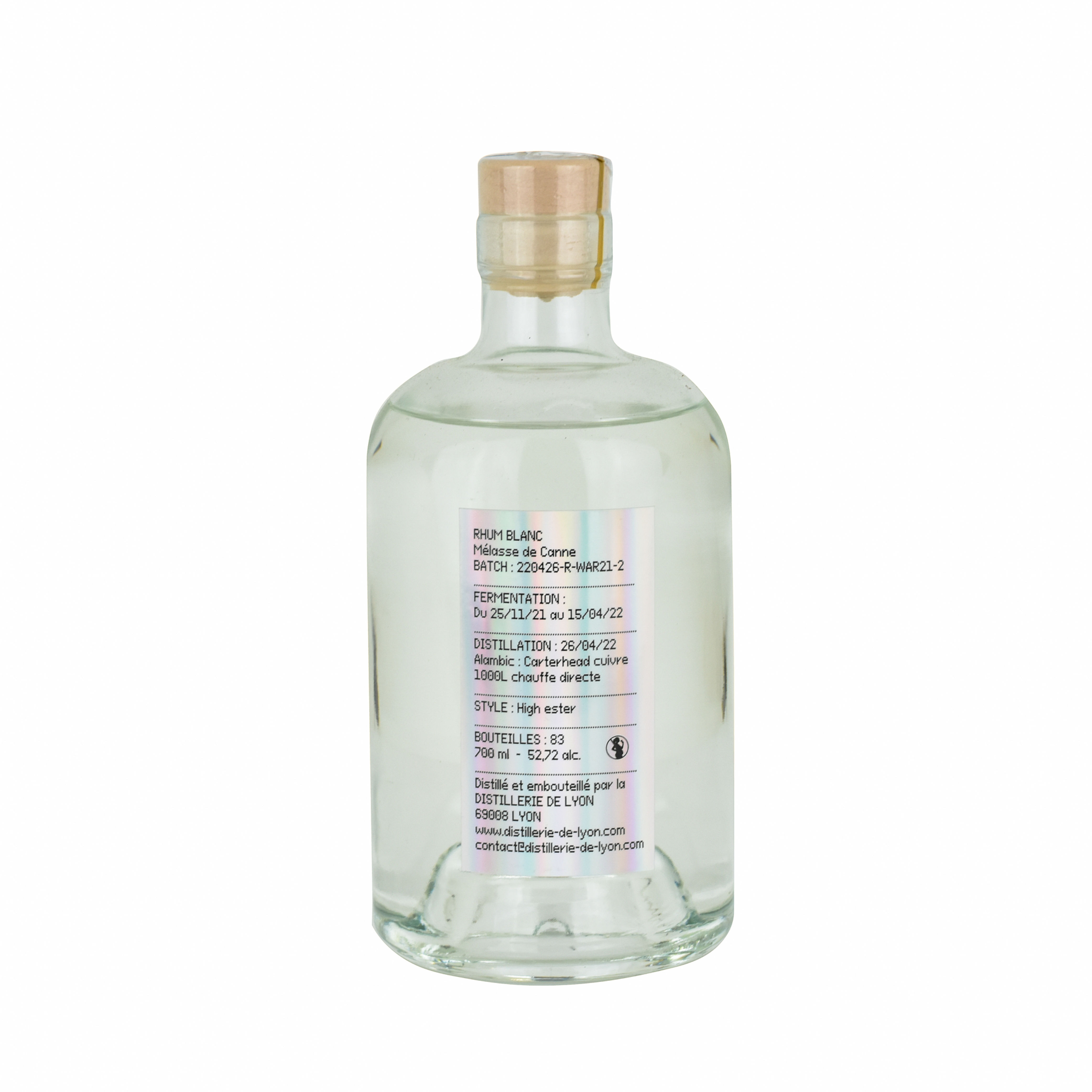 Rhum Mélasse de Canne 70 cl