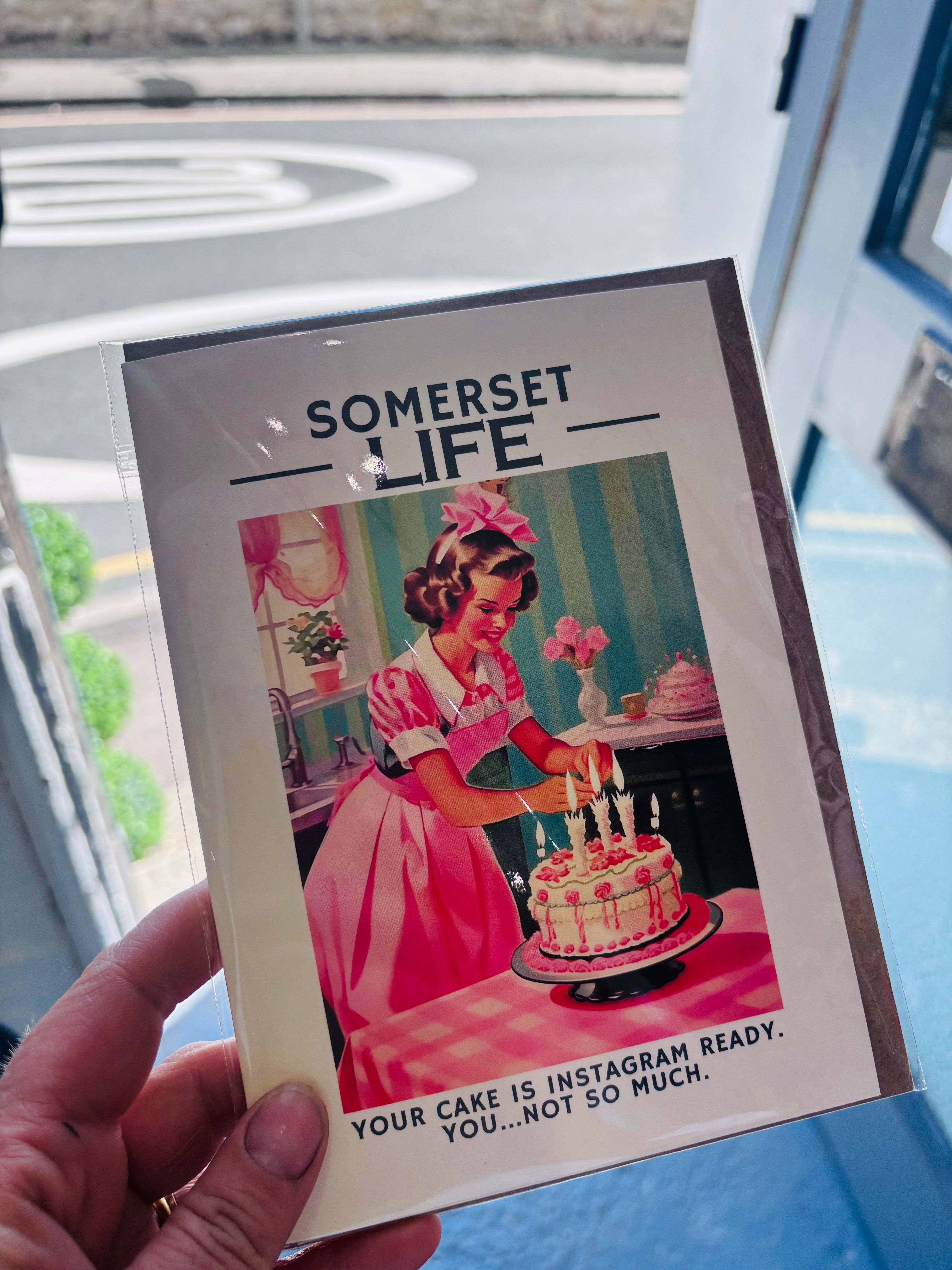 SOMERSET LIFE CARD - INSTA CAKE