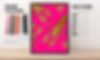 LEOPARD LOBSTER HOT PINK - CHOOSE FRAME COLOUR