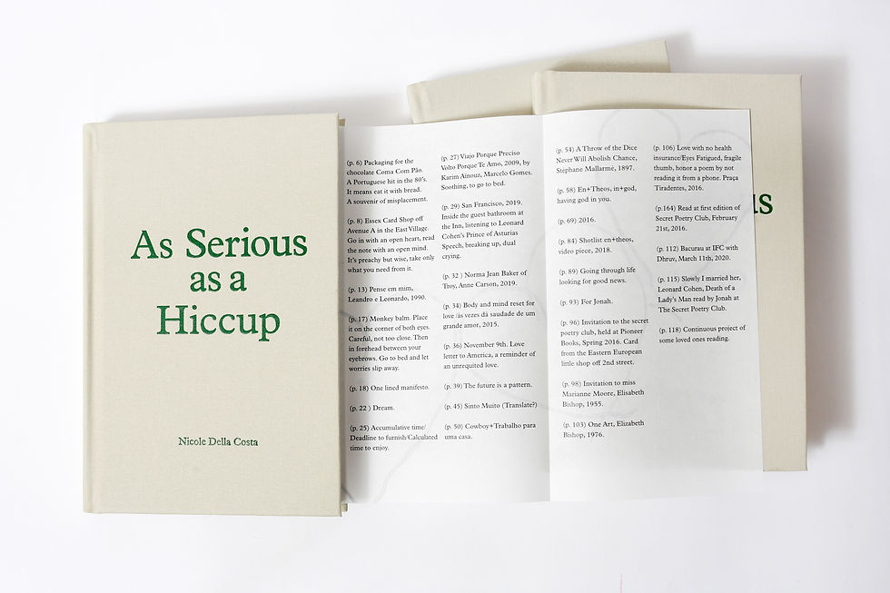 Thumbnail: As Serious as a Hiccup, Nicole Della Costa