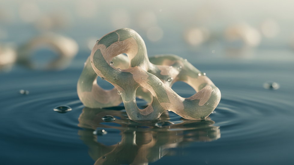 Close-up view of Dittylight Floaty floating on water surface