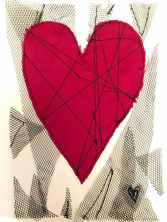 Valentine Card Sample Net Pink Heart Use