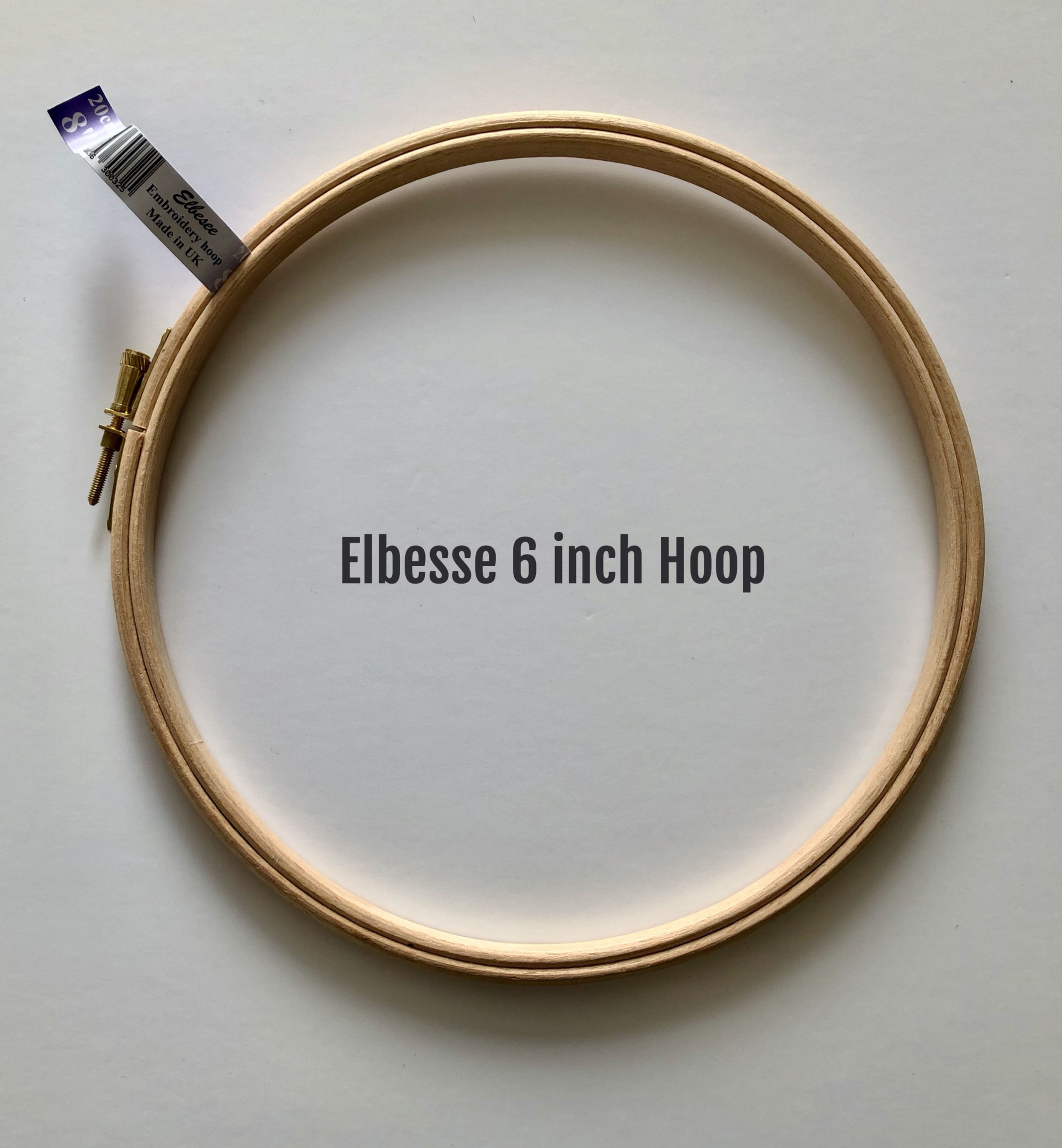 Elbesse 6inch Wooden Embroidery Hoops