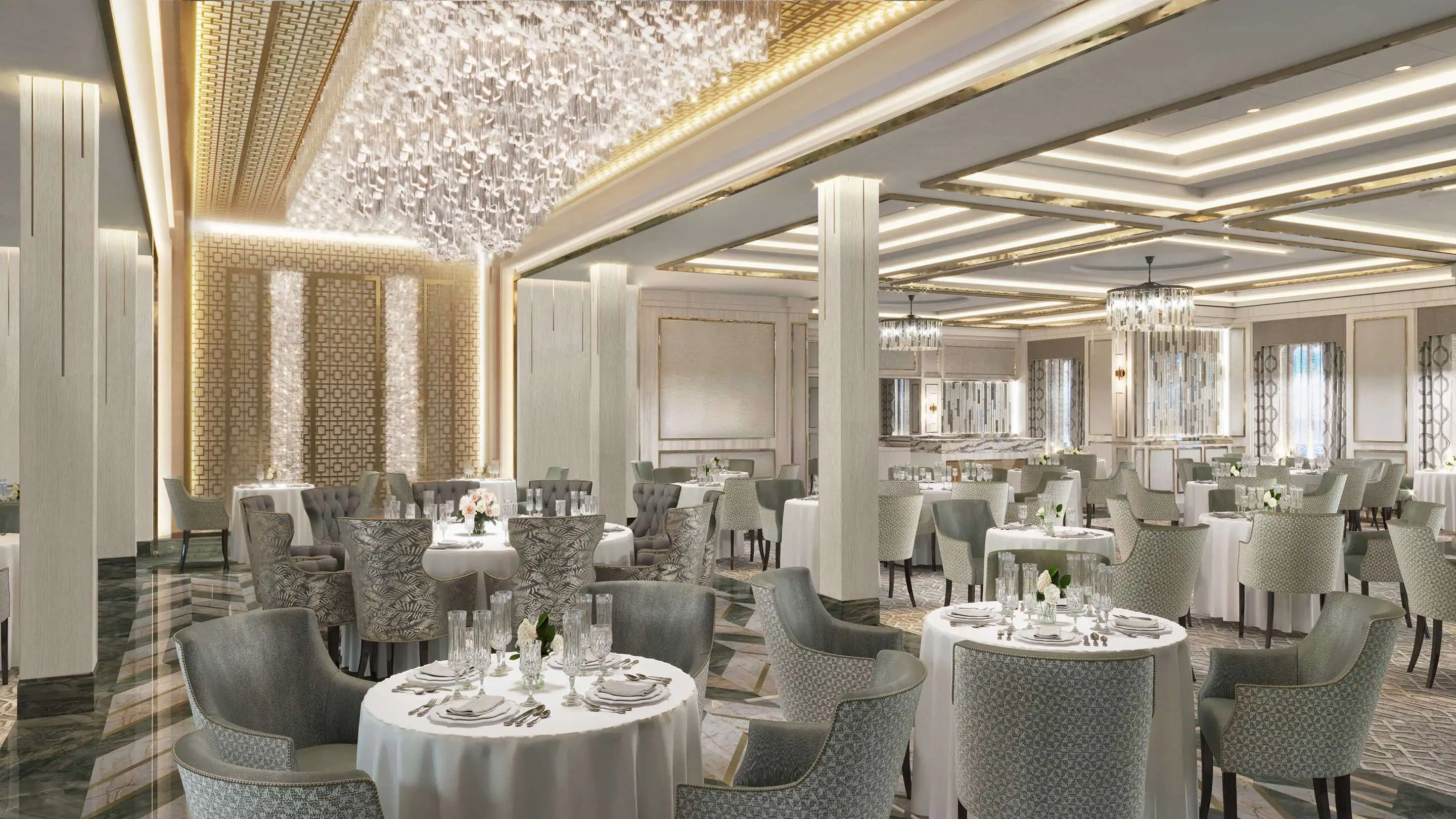 Luxury Cruise Dining Room
