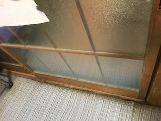 川口市 道合 ガラス修理後