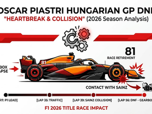 Oscar Piastri Hungarian GP DNF